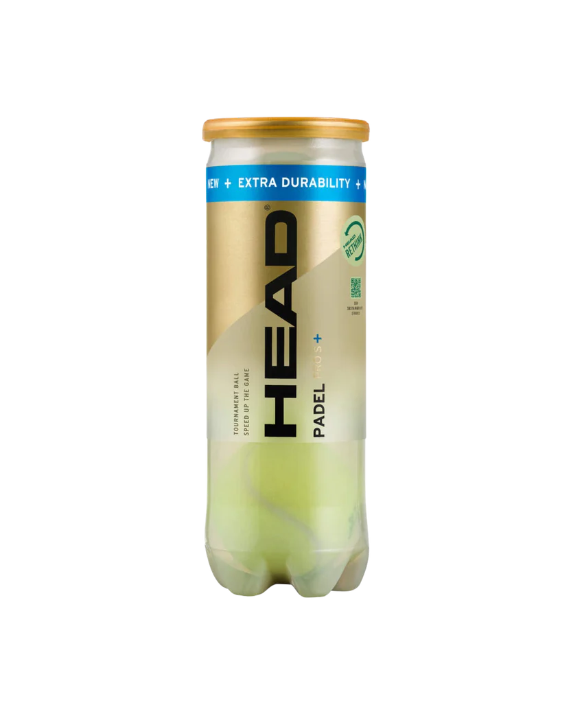 Head Padel Pro S+ yellow bottle balls